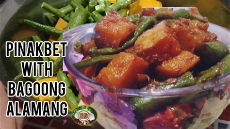 PINAKBET WITH BAGOONG ALAMANG RECIPE/HOW TO .